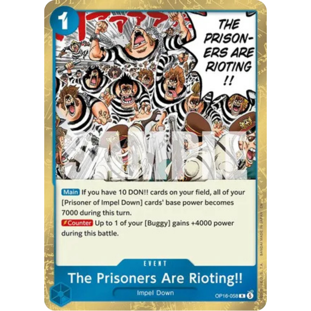 The Prisoners Are Rioting!! (OP16-058) - The Time of Battle Foil