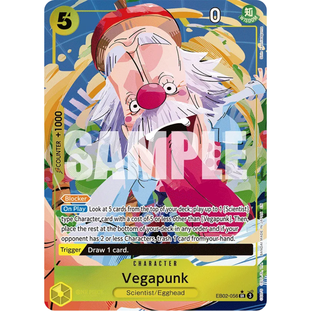 Vegapunk (Alternate Art) (EB02-056) - Extra Booster: Anime 25th Collection Foil