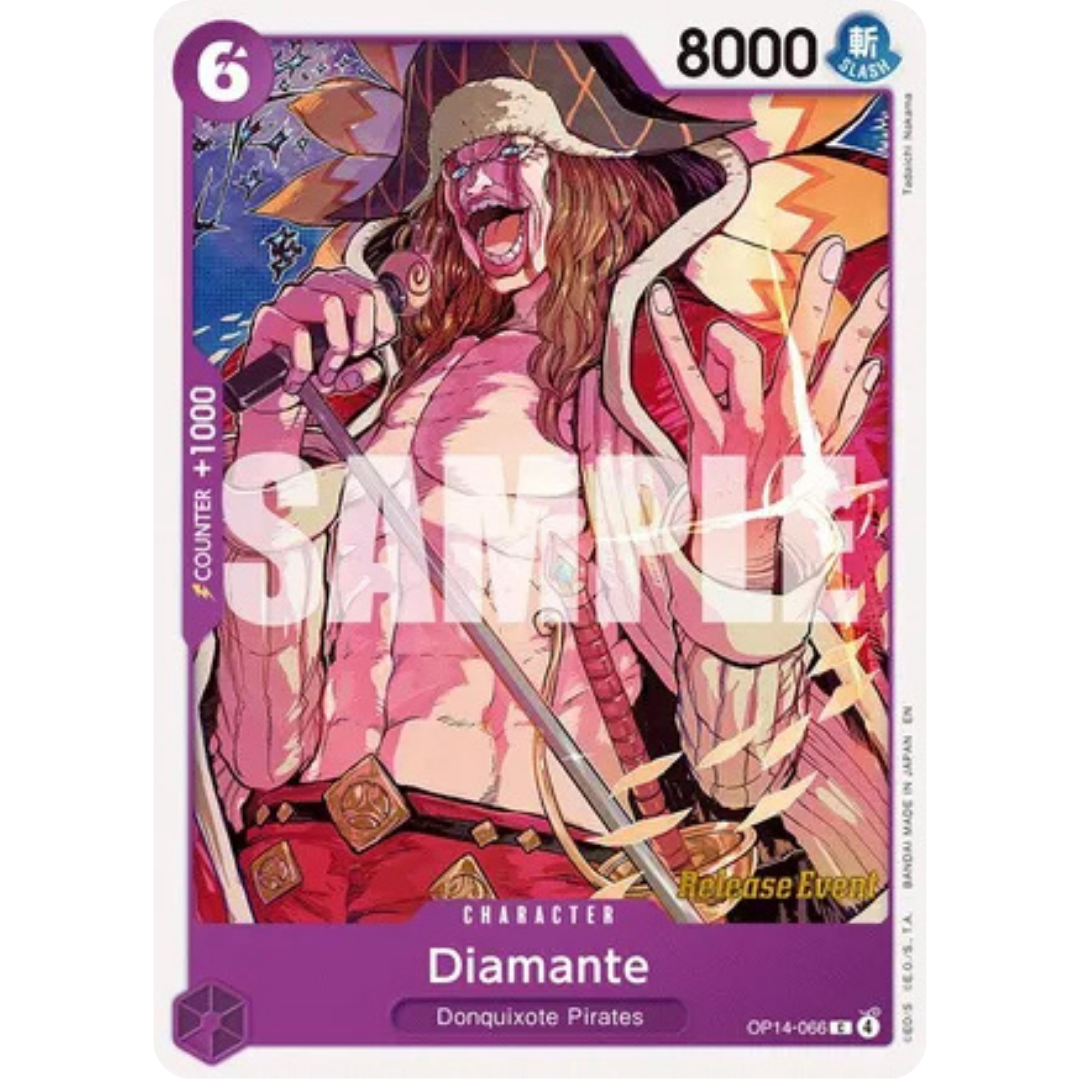 Diamante (OP14-066) - The Azure Sea's Seven Release Event Cards