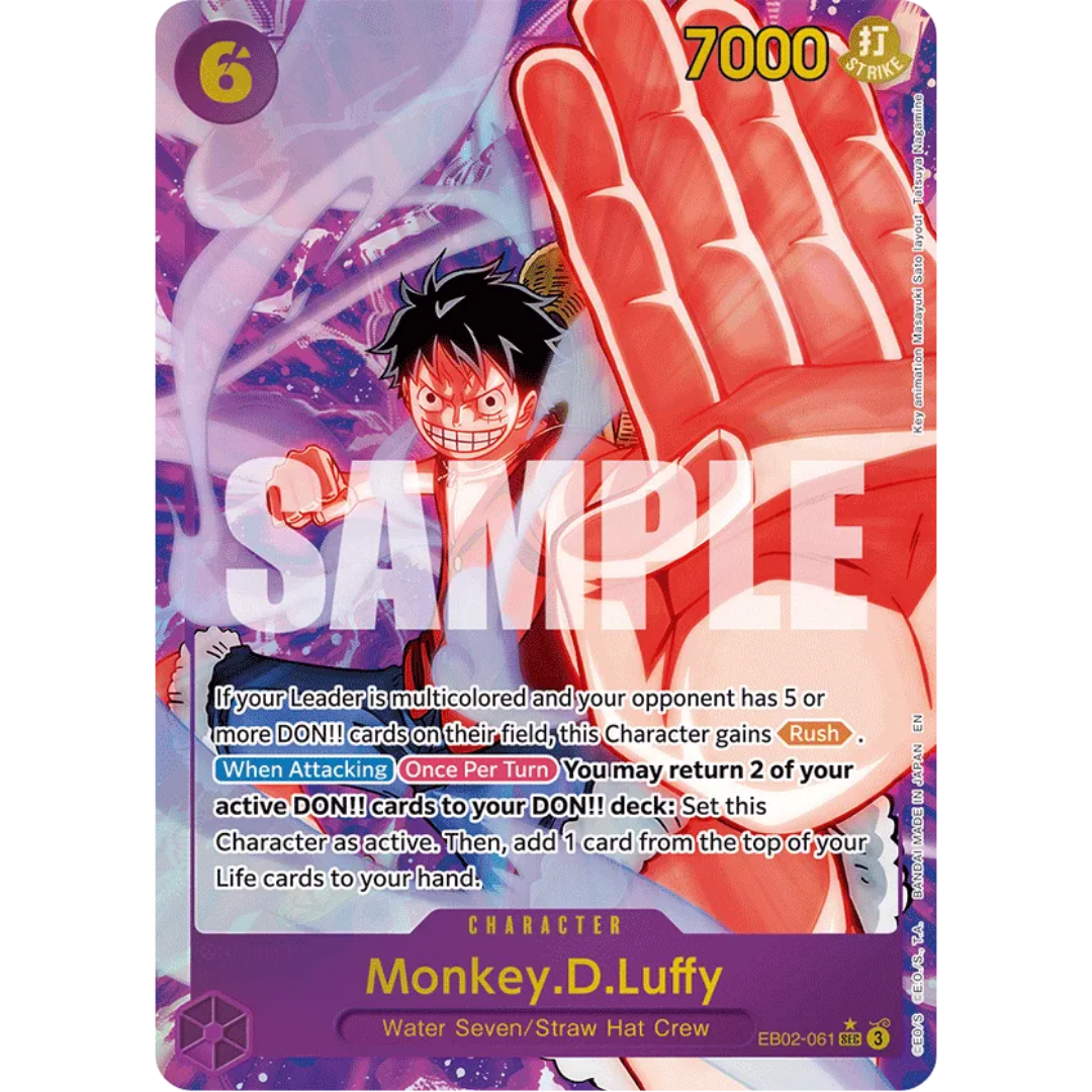 Monkey.D.Luffy (061) (Alternate Art) (EB02-061) - Extra Booster: Anime 25th Collection Foil