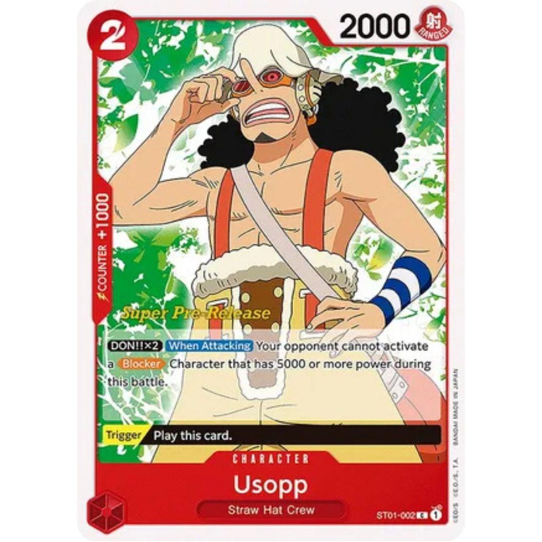 Usopp (ST01-002) - Super Pre-Release Starter Deck 1: Straw Hat Crew