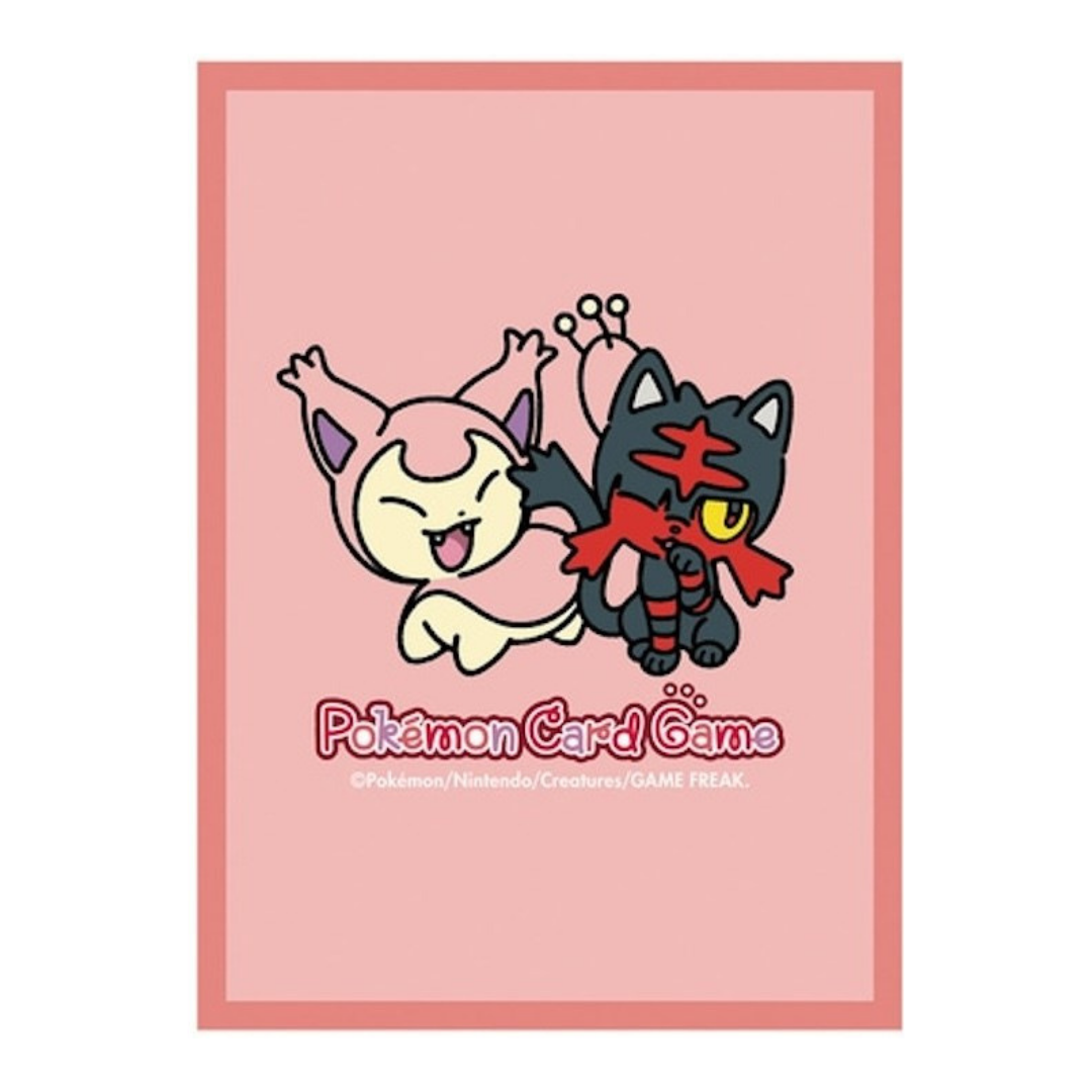 Card Sleeves - Litten and Skitty (64-Pack) (Pokemon Center Japan Exclusive)
