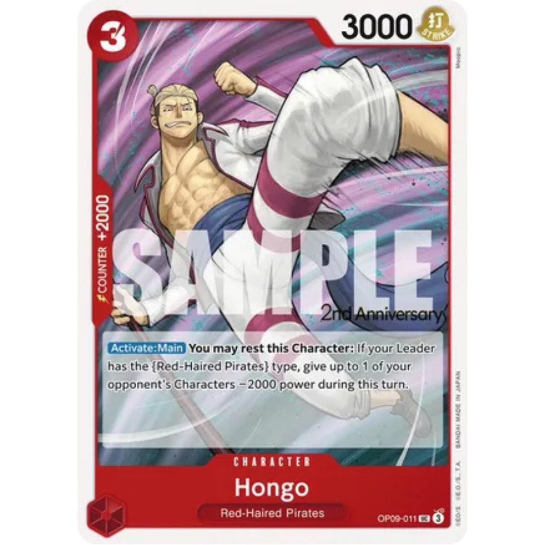 Hongo (OP09-011) - Emperors in the New World: 2nd Anniversary Tournament Cards