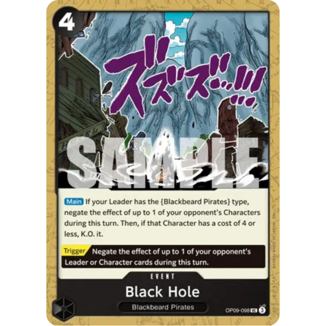 Black Hole (Reprint) (OP09-098) - Premium Booster -The Best- Vol. 2
