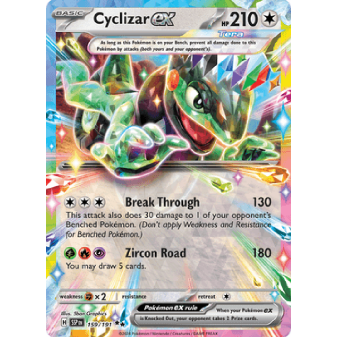 Cyclizar ex 159/191 - Holofoil SV08 Surging Sparks - Double Rare