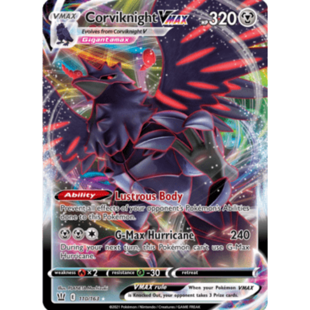 Corviknight VMAX 110 - Holofoil SWSH05 Battle Styles - Ultra Rare