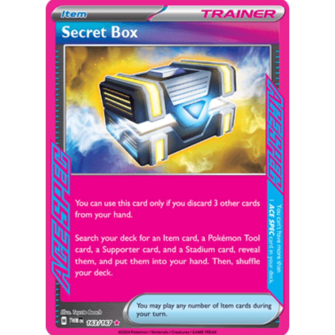 Secret Box 163 - Holofoil SV06 Twilight Masquerade - ACE SPEC Rare