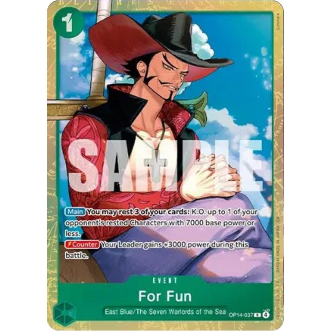 For Fun (Premium Card Collection -Best Selection Vol. 6-) (OP14-037) - One Piece Promotion Cards Foil