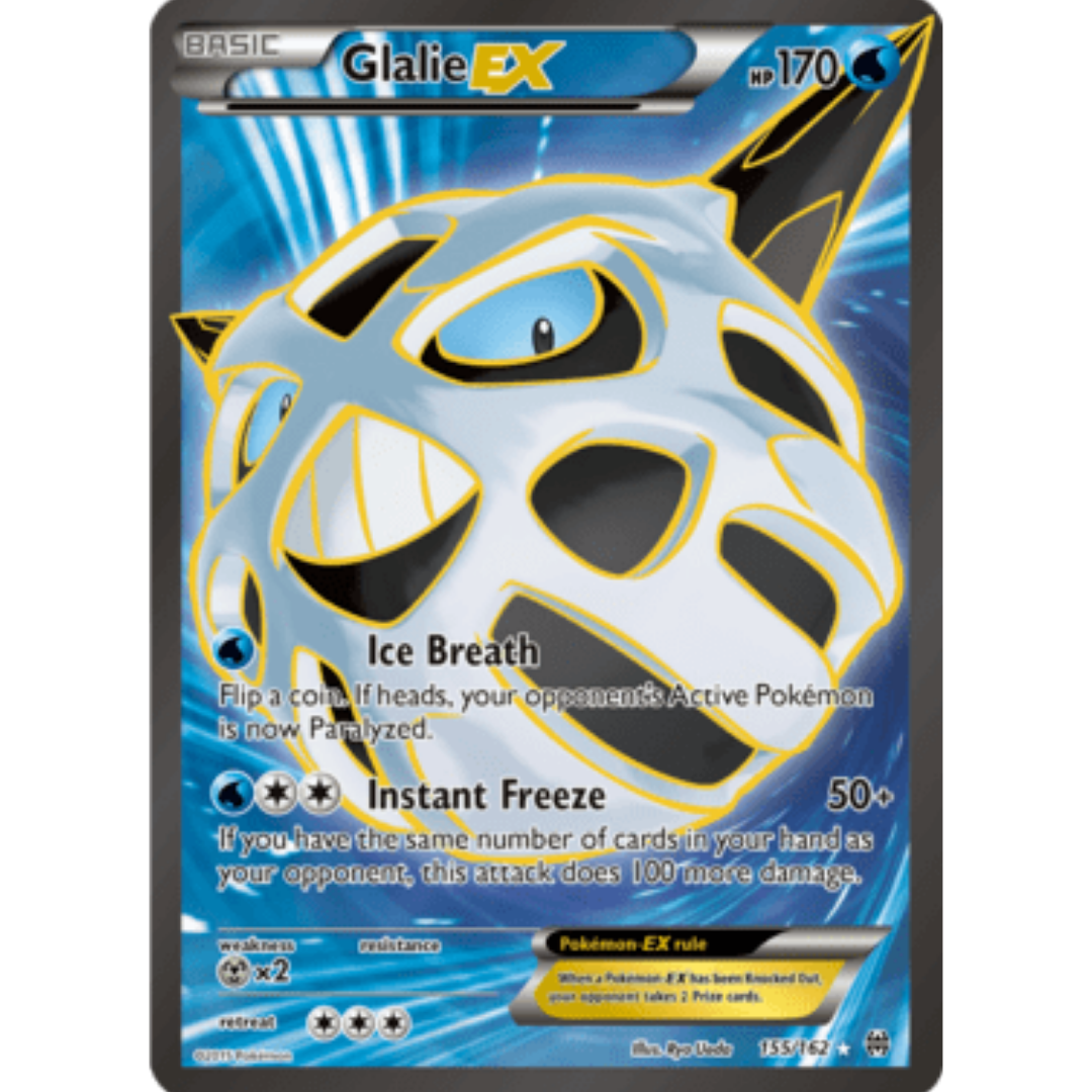 Glalie EX (Full Art) 155/162 - Holofoil XY BREAKthrough - Ultra Rare