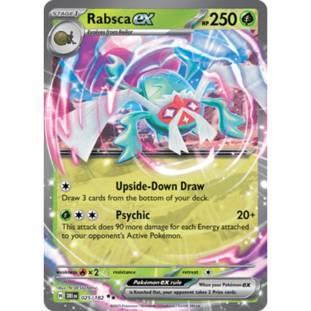 Rabsca ex 025 - Holofoil SV10 Destined Rivals - Double Rare