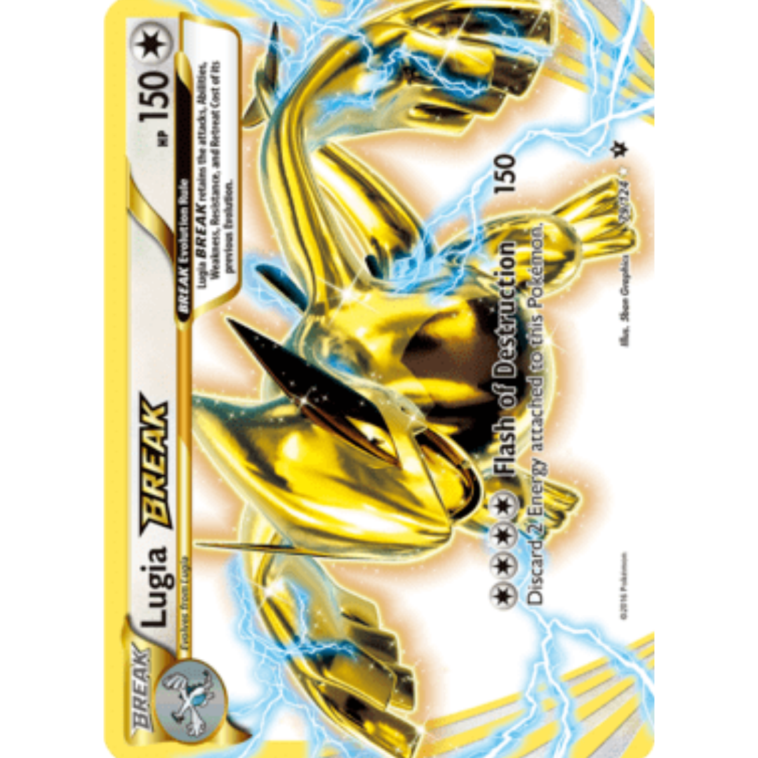 Lugia BREAK 079/124 - Holofoil XY Fates Collide - Rare BREAK