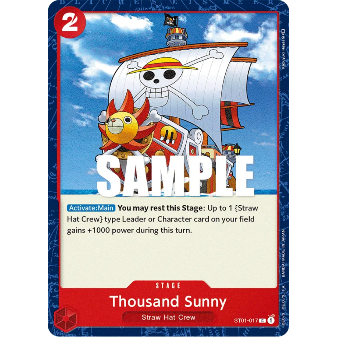 Thousand Sunny (ST01-017) - Starter Deck 1: Straw Hat Crew
