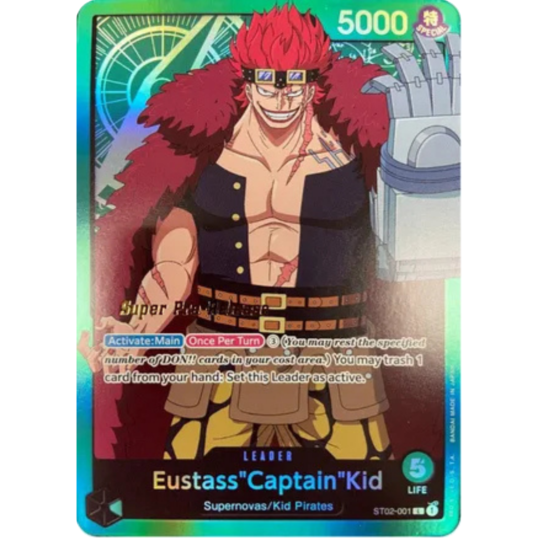 Eustass"Captain"Kid (001) (ST02-001) - Super Pre-Release Starter Deck 2: Worst Generation Foil