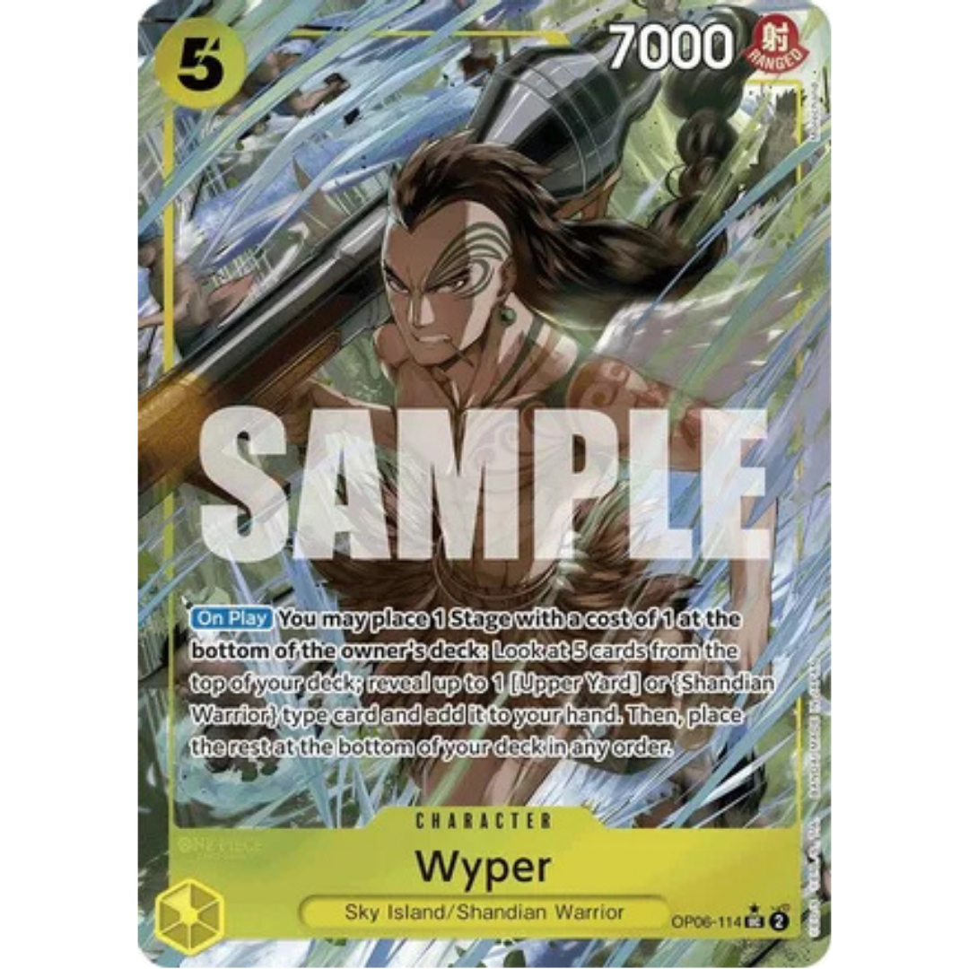 Wyper (Full Art) (OP06-114) - Premium Booster -The Best- Foil