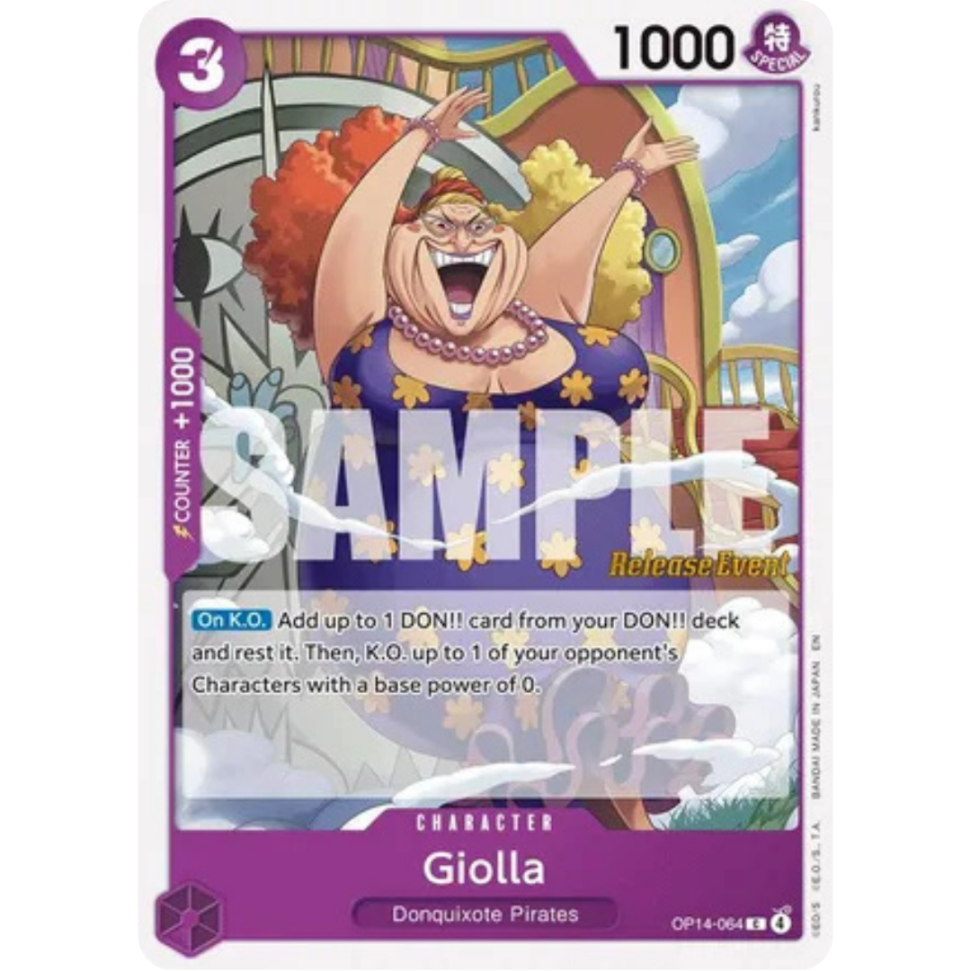 Giolla (OP14-064) - The Azure Sea's Seven Release Event Cards