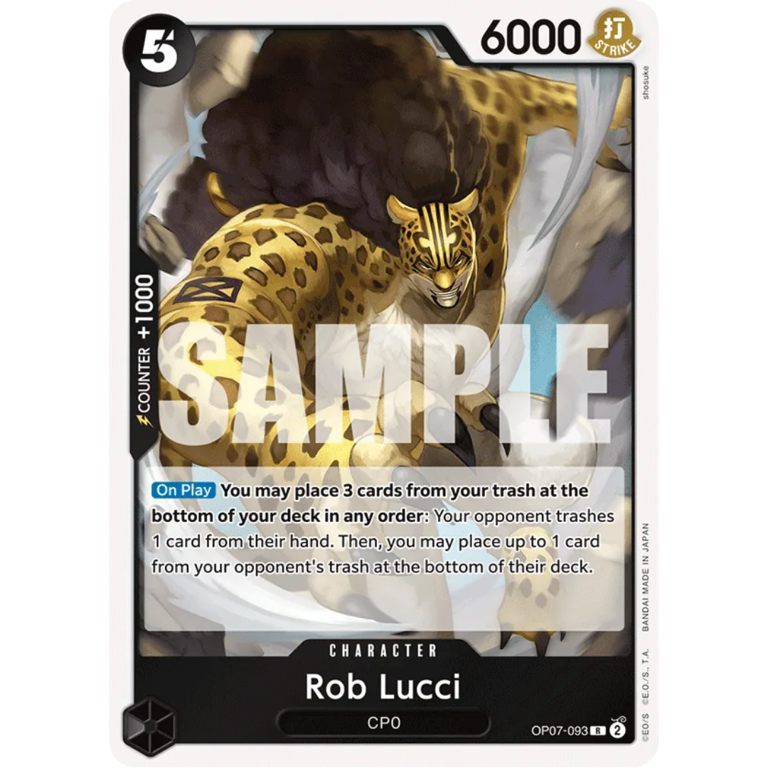 Rob Lucci (093) (OP07-093) - 500 Years in the Future Foil