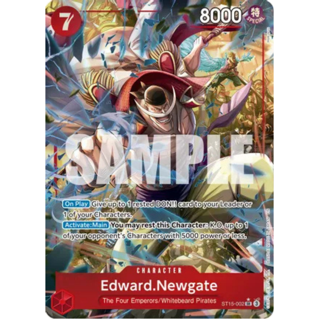 Edward.Newgate - ST15-002 (Alternate Art) (ST15-002) - Premium Booster -The Best- Vol. 2 Foil
