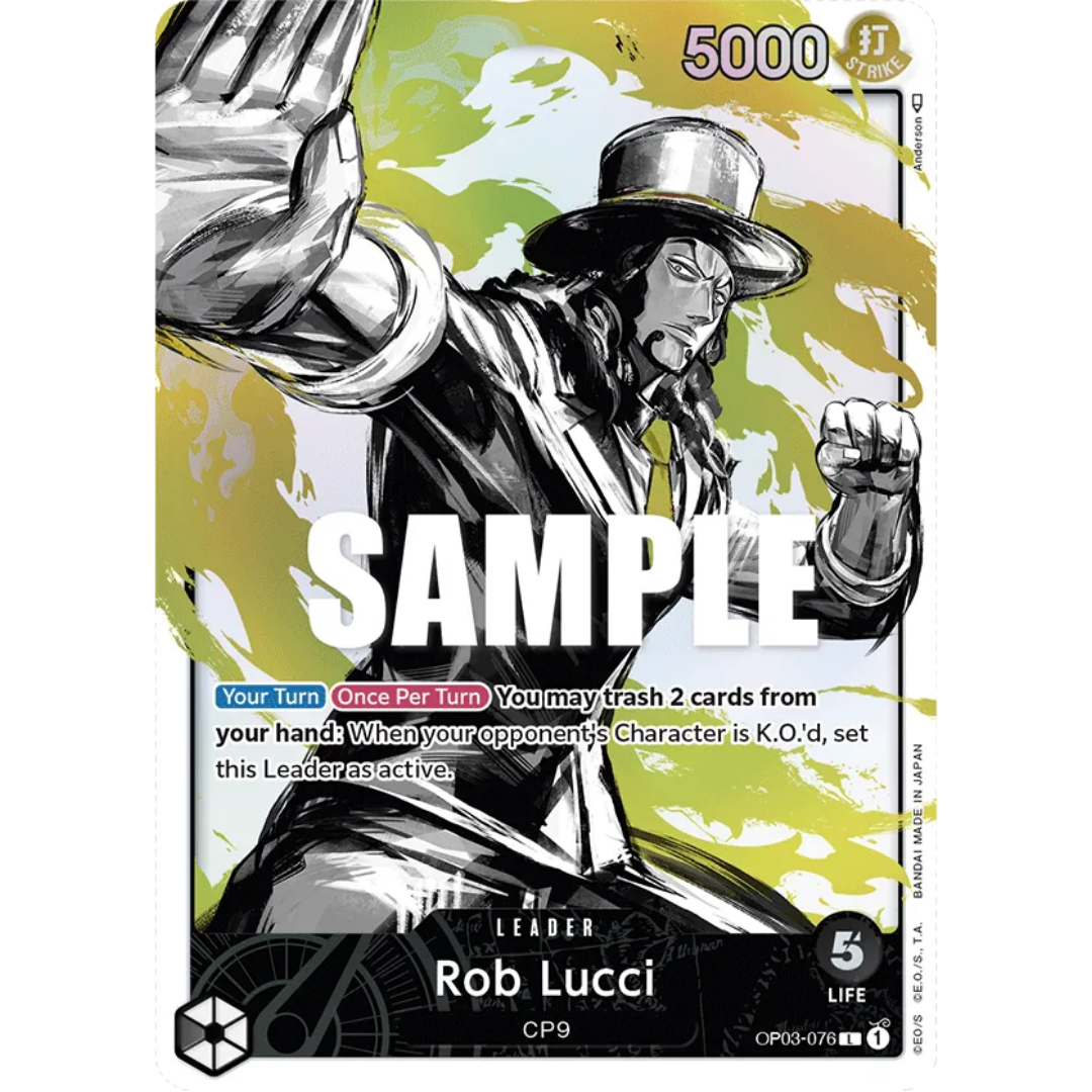 Rob Lucci (076) (Alternate Art) (OP03-076) - Pillars of Strength Foil