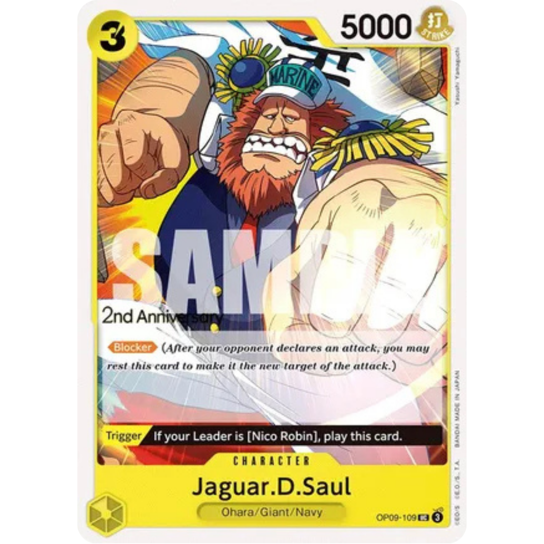 Jaguar.D.Saul (OP09-109) - Emperors in the New World: 2nd Anniversary Tournament Cards