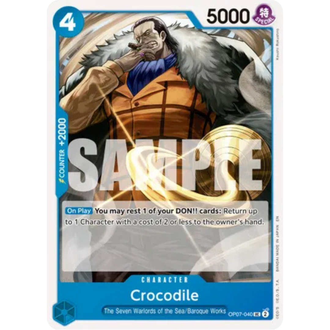 Crocodile - OP07-040 (Reprint) (OP07-040) - Premium Booster -The Best- Vol. 2