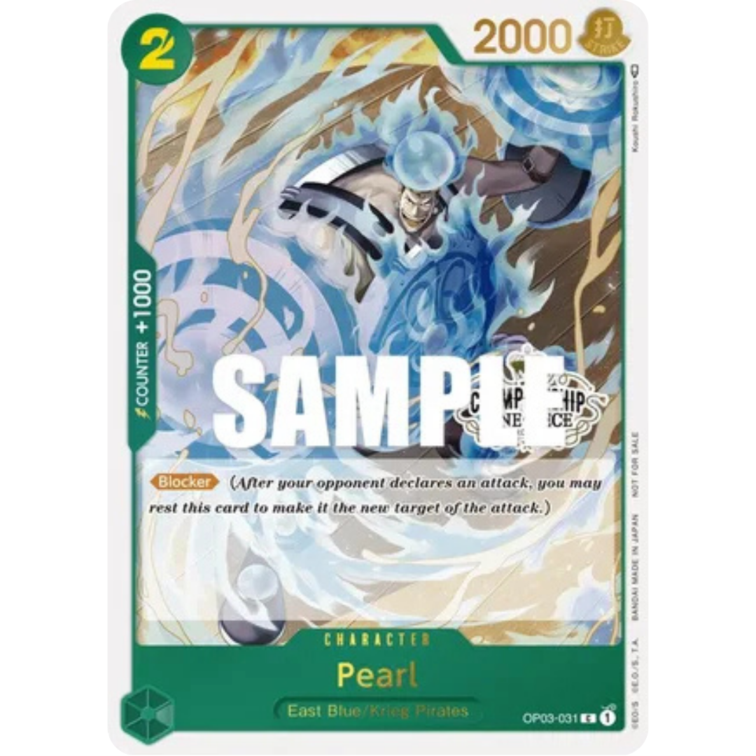 Pearl (Store Championship Participation Pack Vol. 2) (OP03-031) - One Piece Promotion Cards Foil