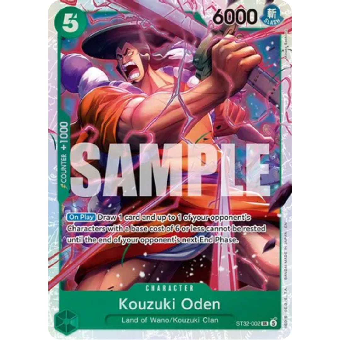 Kouzuki Oden (ST32-002) - Starter Deck 32: GREEN Roronoa Zoro Foil