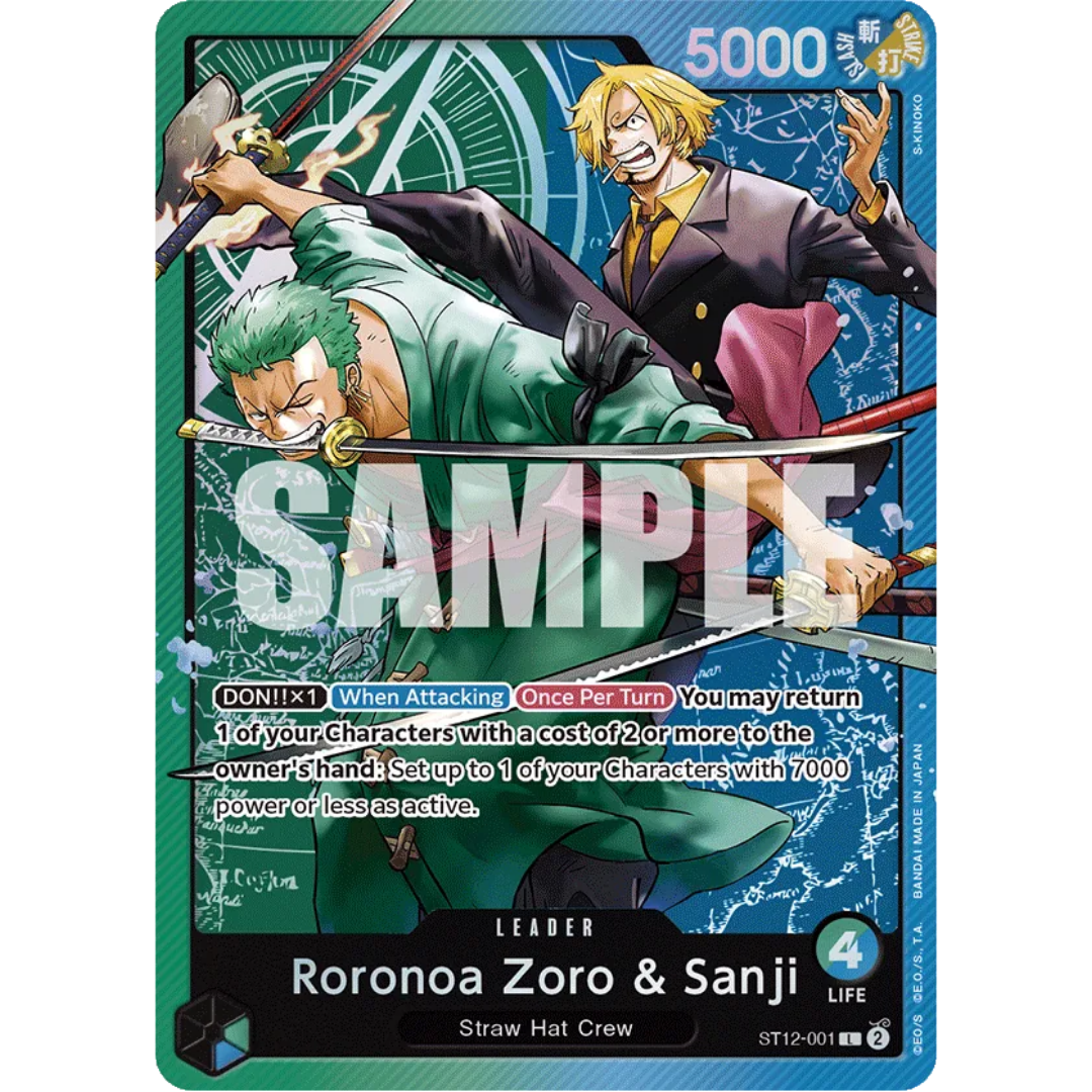 Roronoa Zoro & Sanji (ST12-001) - Starter Deck 12: Zoro and Sanji Foil