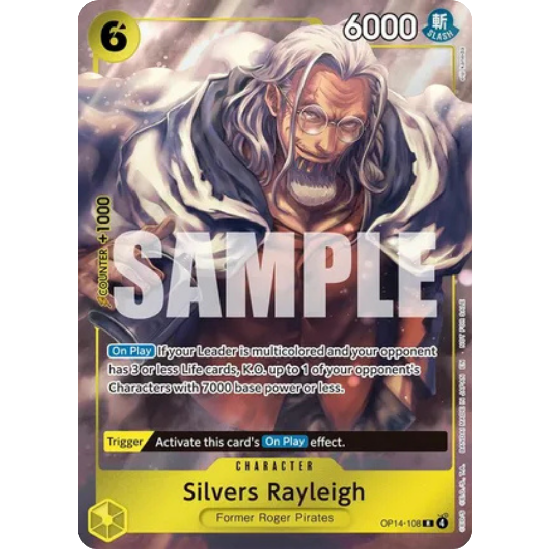 Silvers Rayleigh (Dash Pack) (OP14-108) - The Azure Sea's Seven Foil