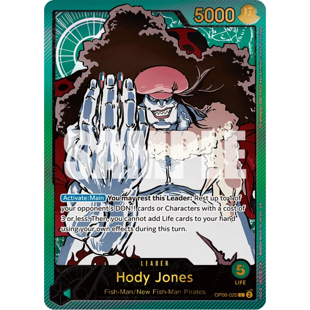 Hody Jones (SPR) (OP06-020) - Extra Booster: Anime 25th Collection Foil
