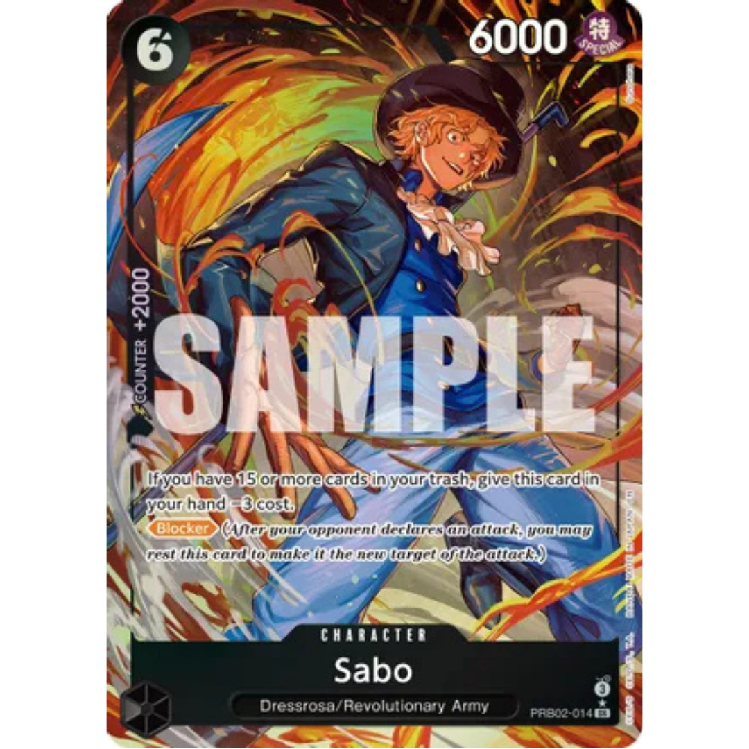 Sabo (Alternate Art) (PRB02-014) - Premium Booster -The Best- Vol. 2 Foil
