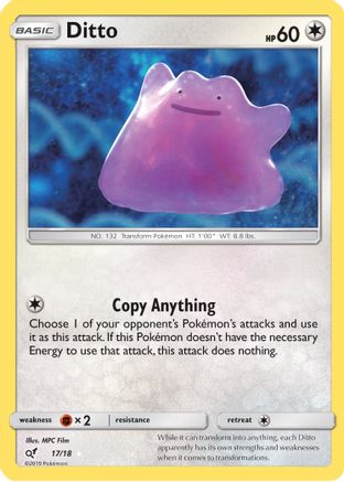 Ditto 017 - Holofoil Detective Pikachu - Holo Rare