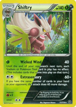 Shiftry 011/114 - Holofoil Miscellaneous Cards & Products - Promo
