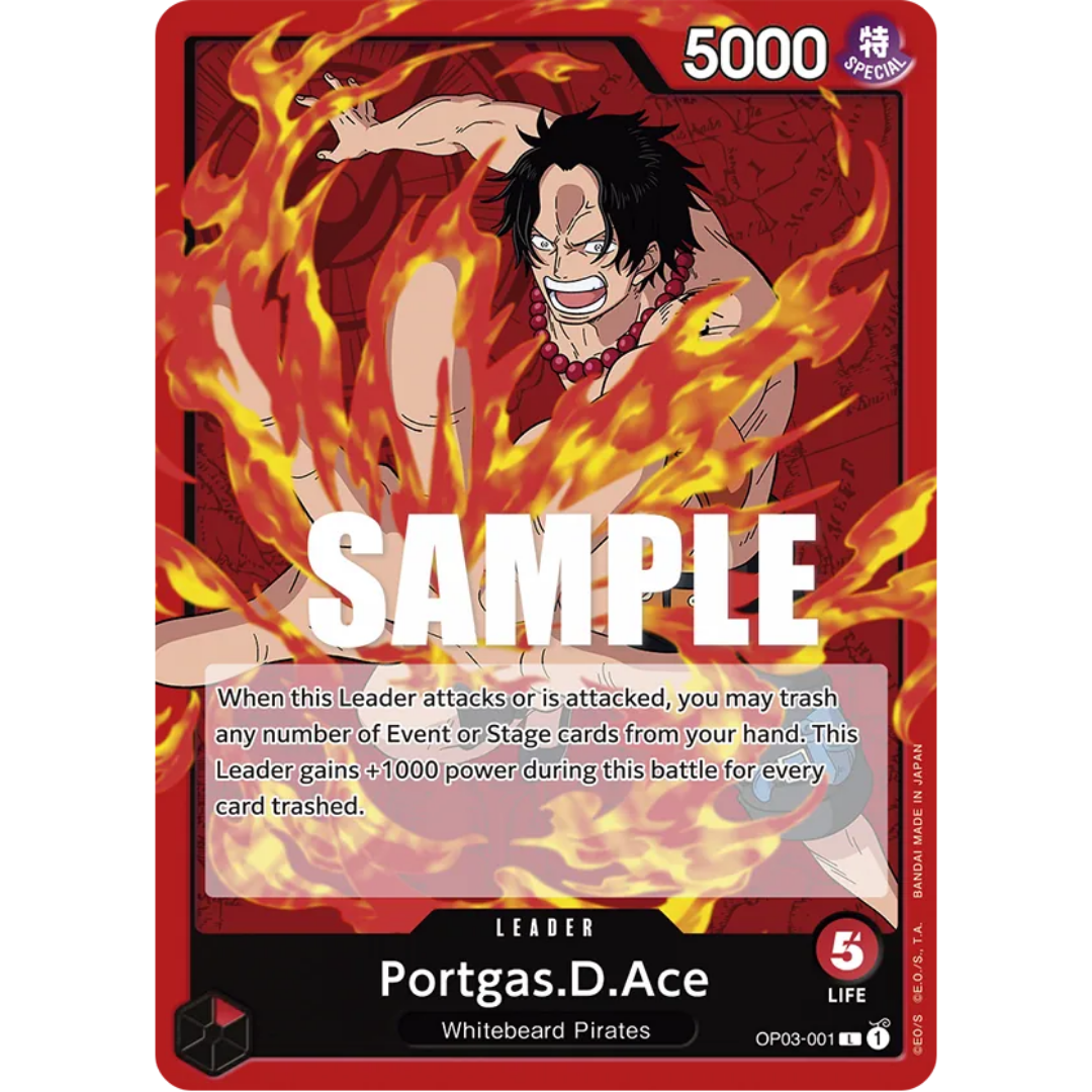 Portgas.D.Ace (OP03-001) - Pillars of Strength