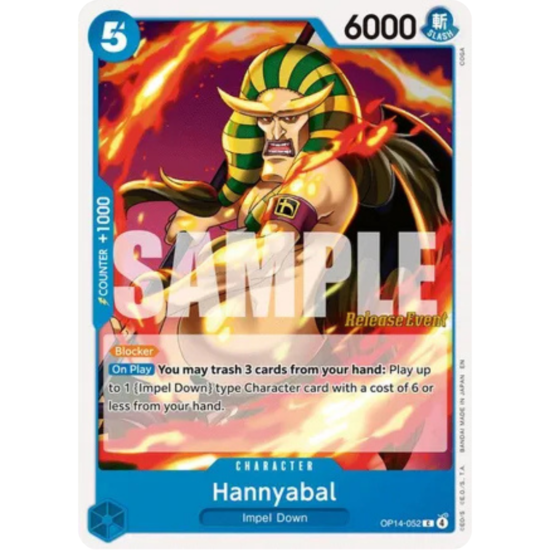 Hannyabal (OP14-052) - The Azure Sea's Seven Release Event Cards