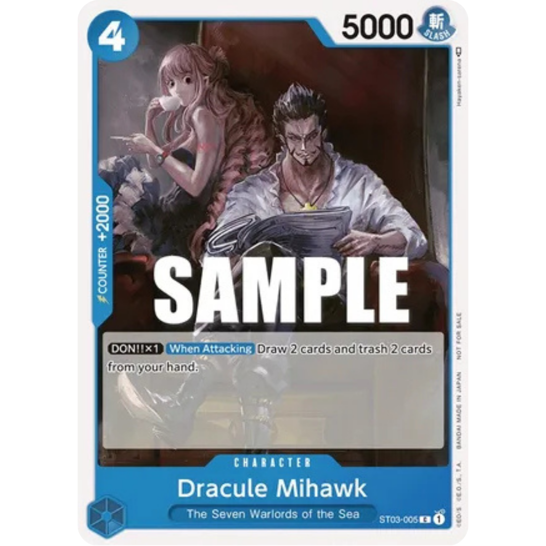 Dracule Mihawk (Tournament Pack Vol. 4) (ST03-005) - One Piece Promotion Cards