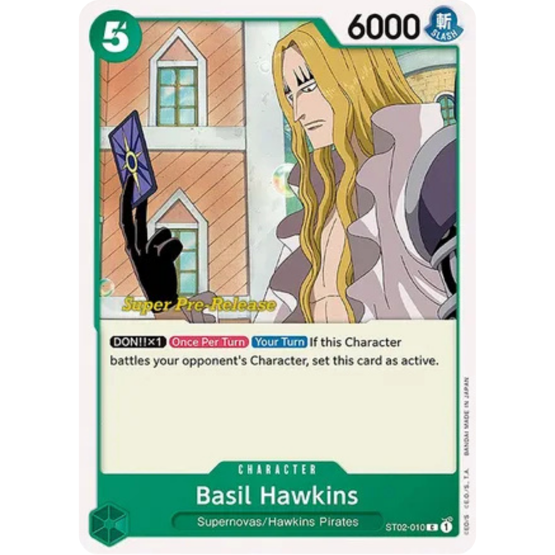 Basil Hawkins (ST02-010) - Super Pre-Release Starter Deck 2: Worst Generation