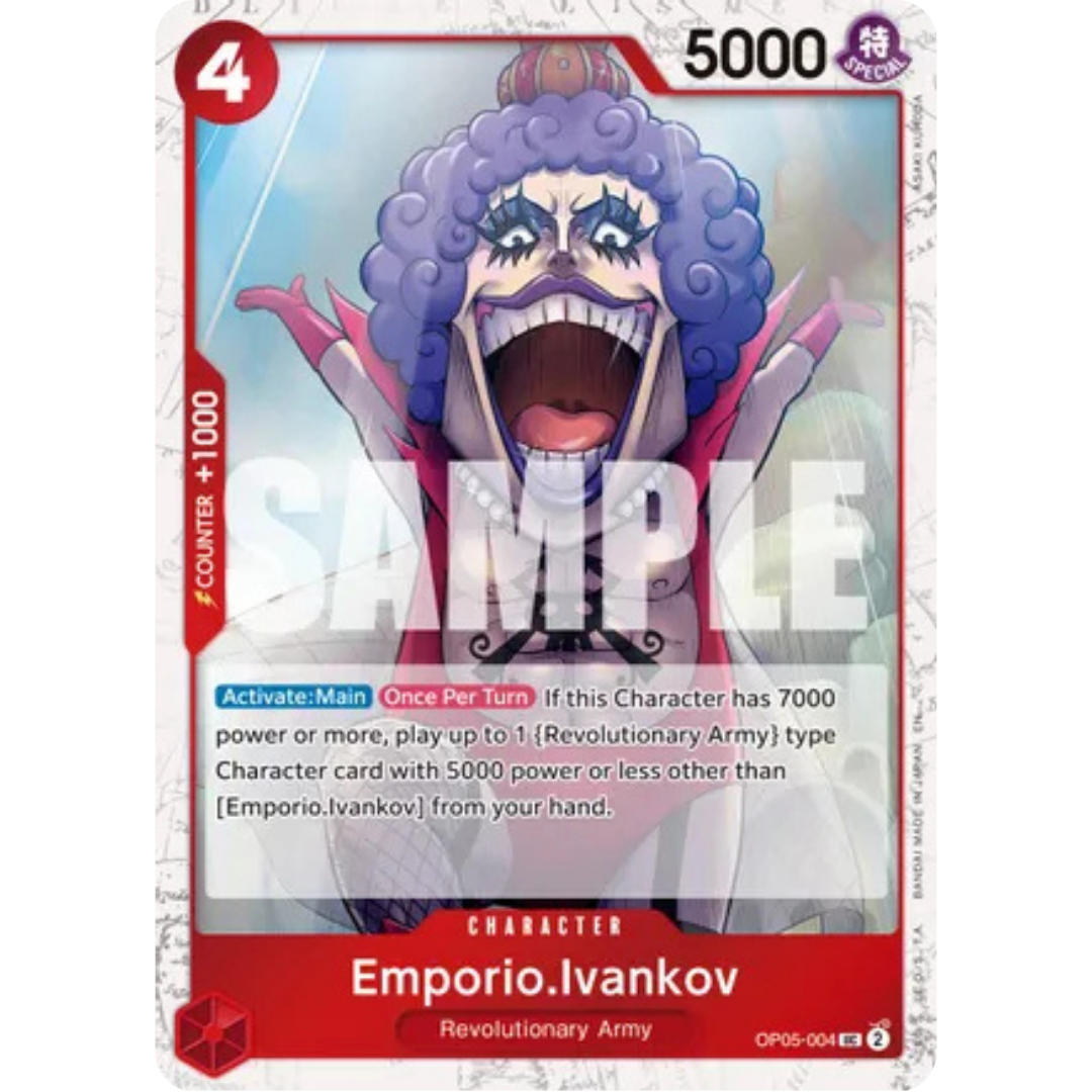 Emporio.Ivankov (Pirate Foil) (OP05-004) - Premium Booster -The Best- Vol. 2 Foil