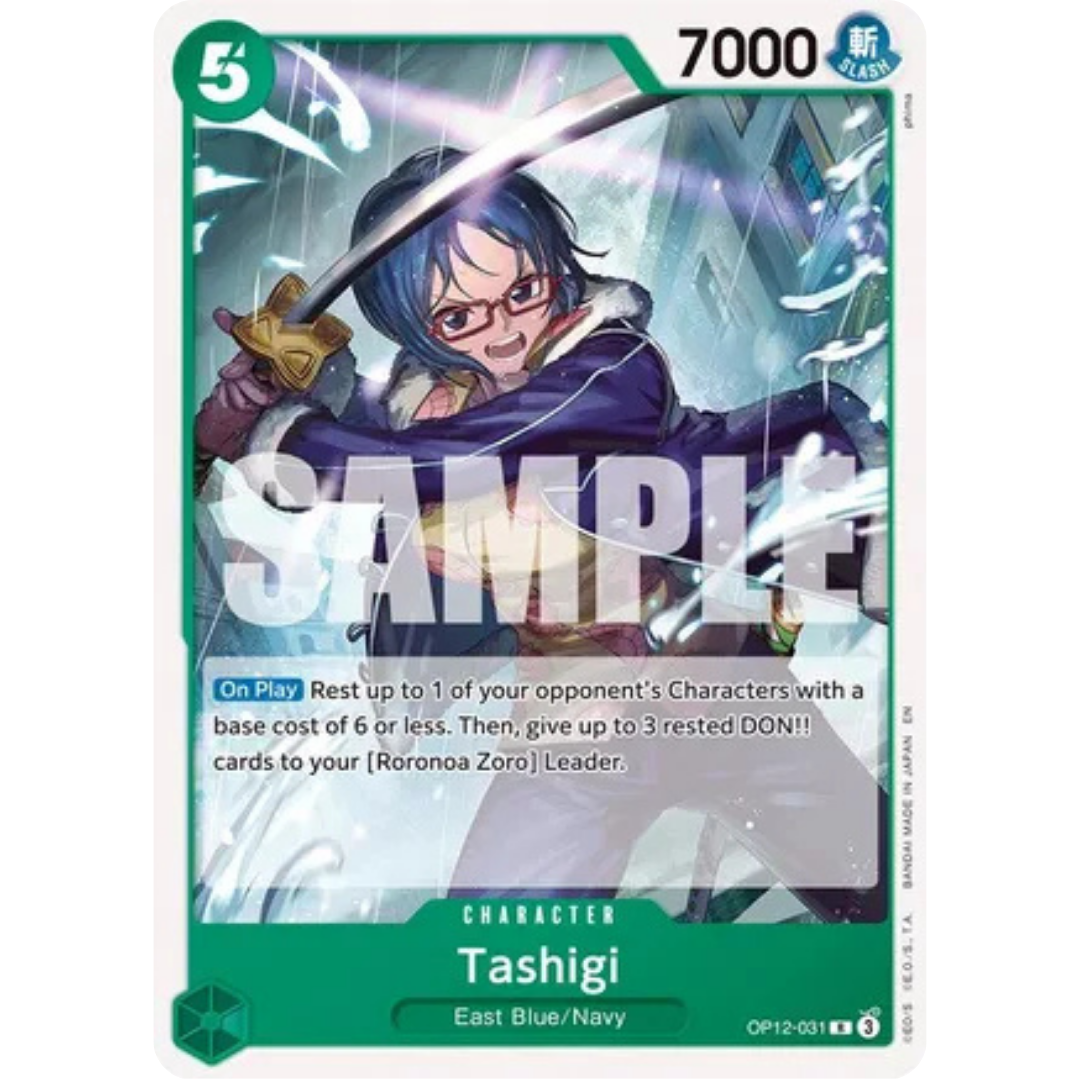 Tashigi (OP12-031) - Starter Deck 32: GREEN Roronoa Zoro