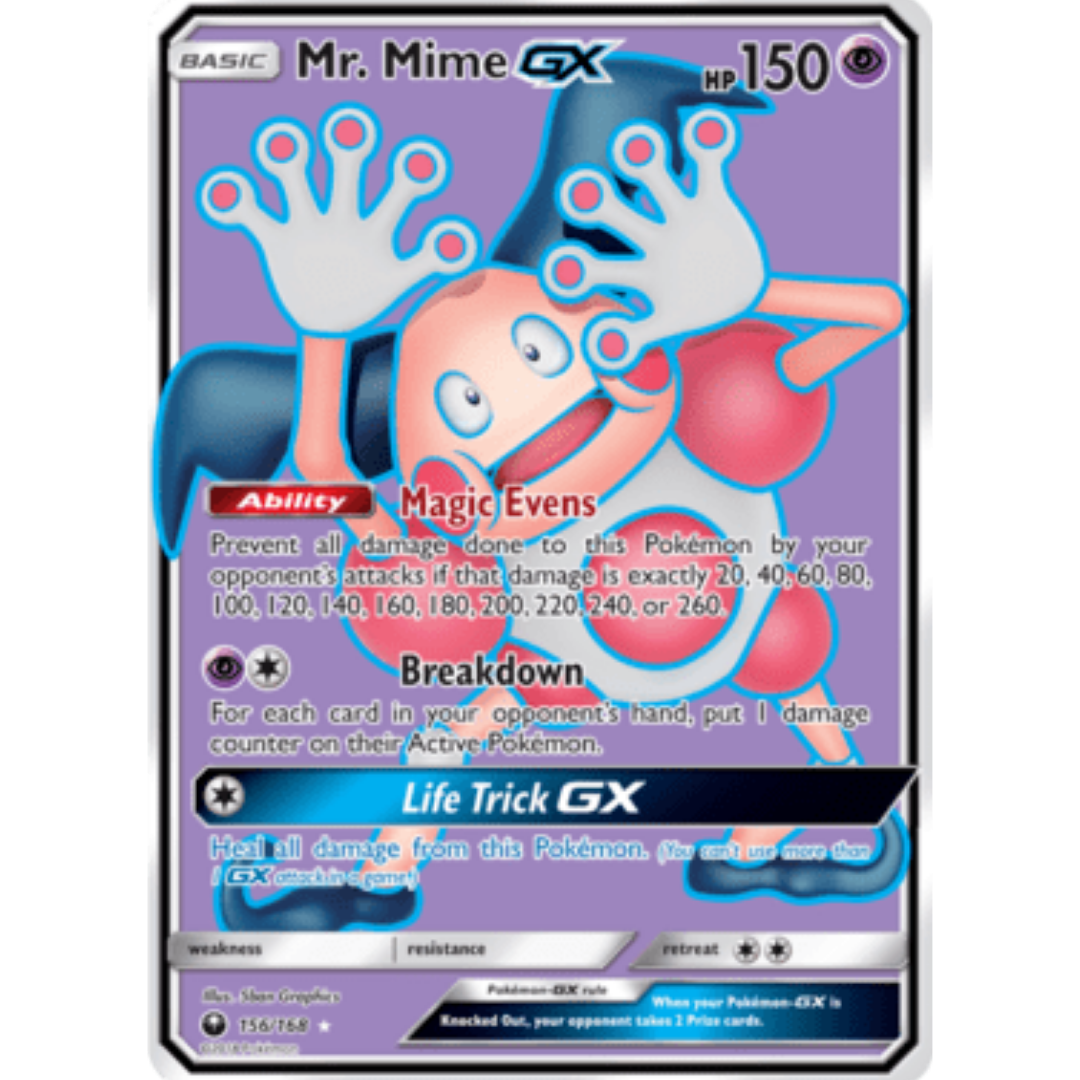 Mr. Mime GX (Full Art) - Holofoil SM Celestial Storm - Ultra Rare