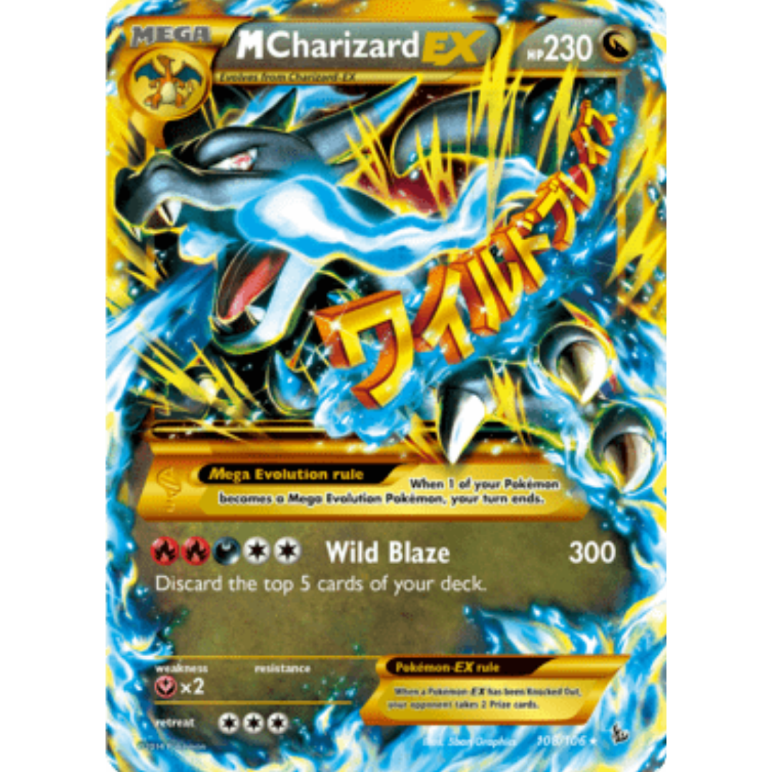 M Charizard EX (X) (Secret) 108 - Holofoil XY Flashfire - Secret Rare
