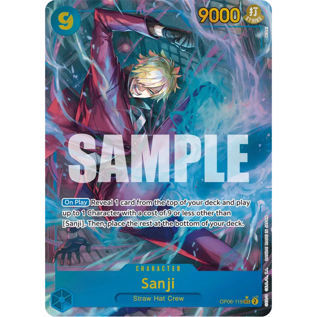 Sanji (Alternate Art) (OP06-119) - Wings of the Captain Foil