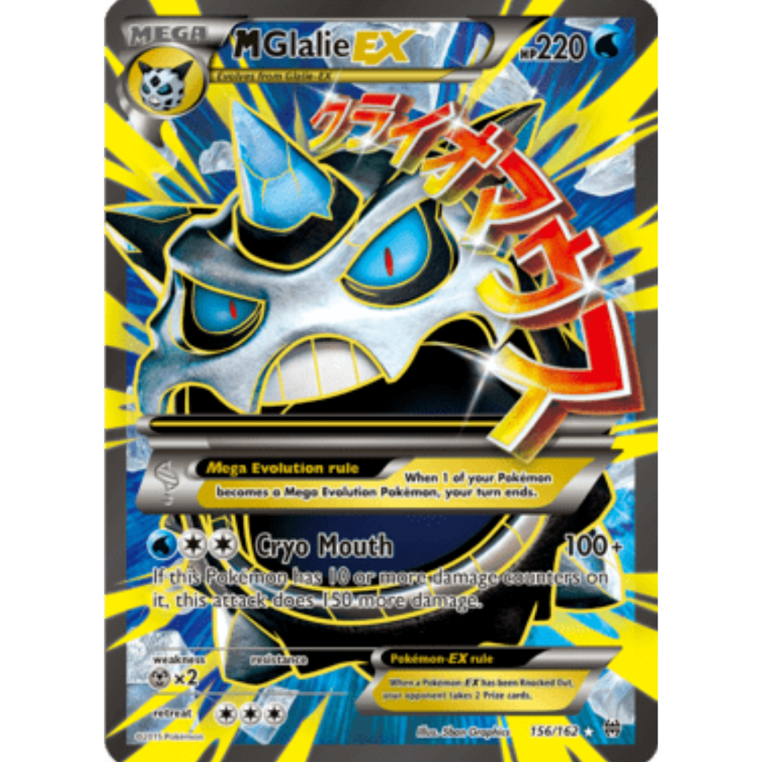 M Glalie EX (Full Art) 156/162 - Holofoil XY BREAKthrough - Ultra Rare