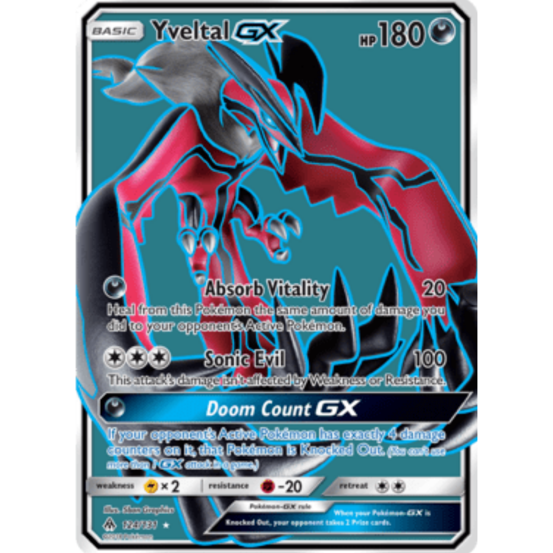 Yveltal GX (Full Art) - Holofoil SM Forbidden Light - Ultra Rare
