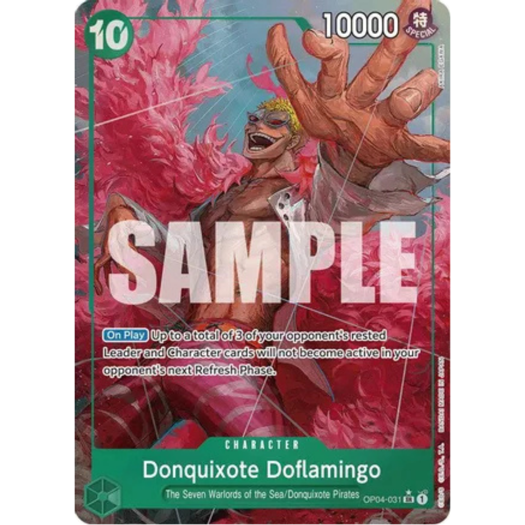Donquixote Doflamingo (Alternate Art) (OP04-031) - Premium Booster -The Best- Foil