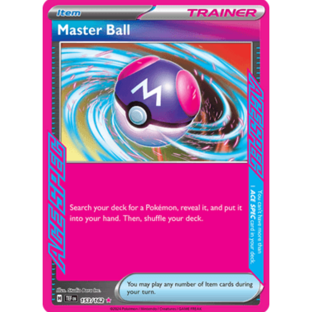 Master Ball 153 - Holofoil SV05 Temporal Forces - ACE SPEC Rare