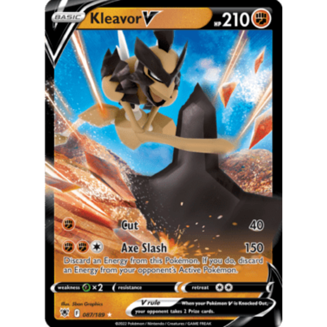 Kleavor V 087 - Holofoil SWSH10 Astral Radiance - Ultra Rare