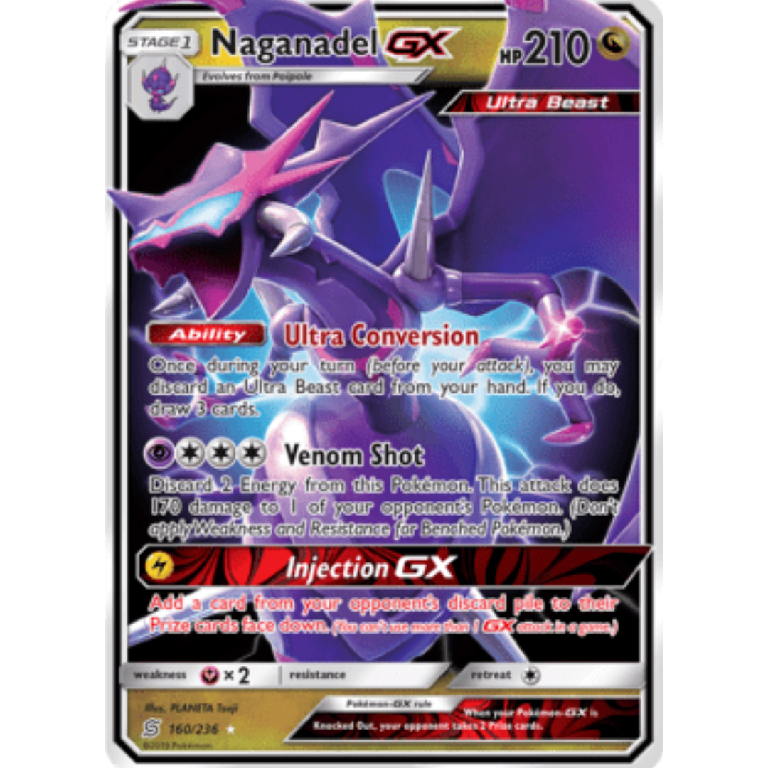 Naganadel GX 160/236 - Holofoil SM Unified Minds - Ultra Rare
