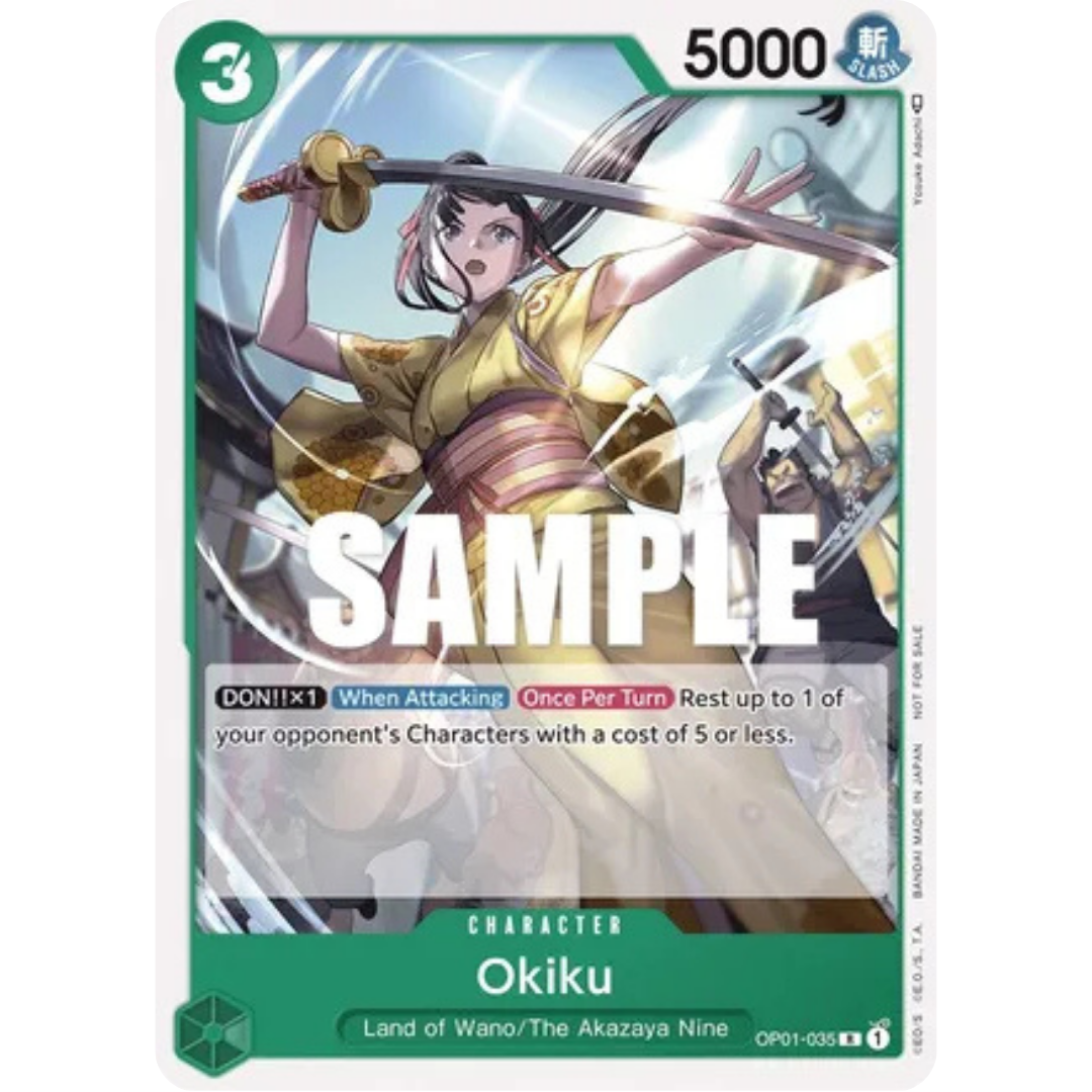 Okiku (Tournament Pack Vol. 4) (OP01-035) - One Piece Promotion Cards