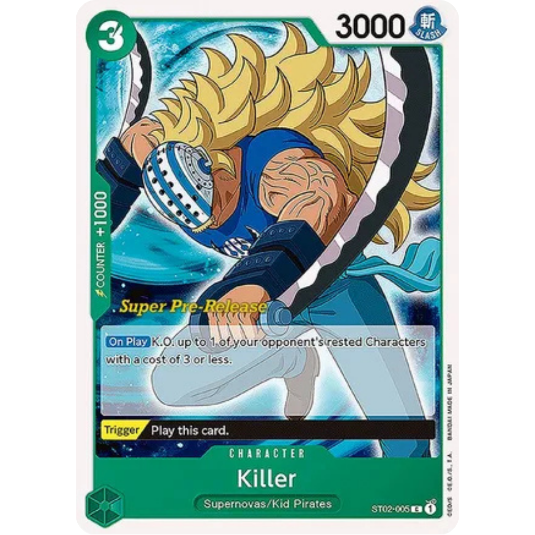 Killer (ST02-005) - Super Pre-Release Starter Deck 2: Worst Generation