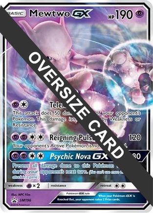 Mewtwo GX - SM196 - Holofoil Jumbo Cards - Promo